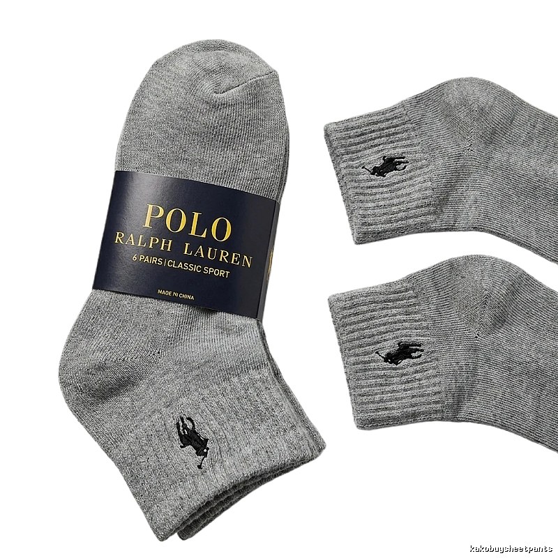 Ralph Lauren Polo Sporty Grey Socks