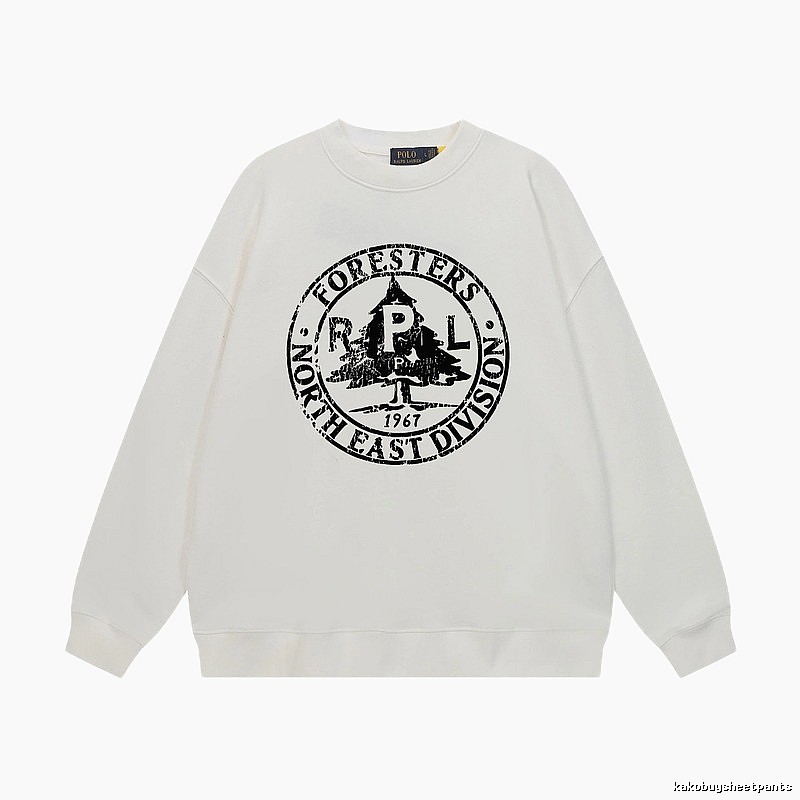 Ralph Lauren retro-style white sweatshirt