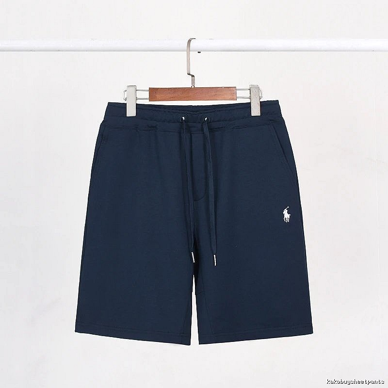 Ralph Lauren Streetwear Sweat shorts Gray Drawstring Small with Logo Accent