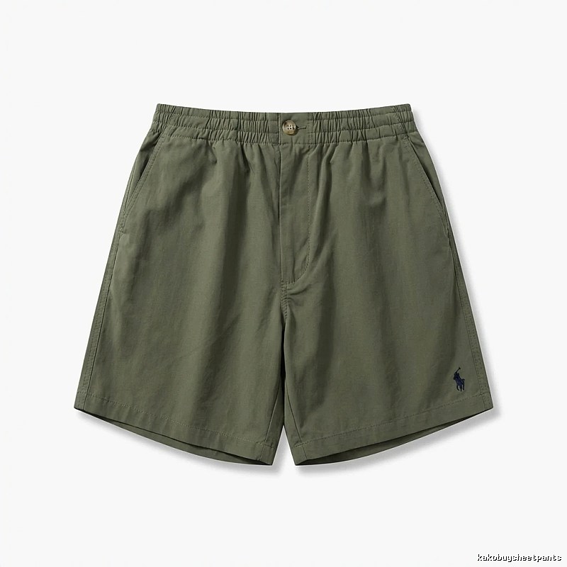 Ralph Lauren's casual-style military green shorts