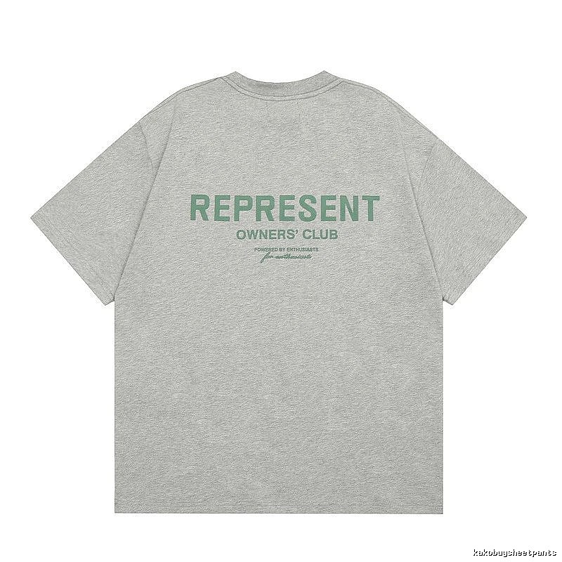 Represent Gray Style 801 Owners Club T-Shirt Casual Layering Logo
