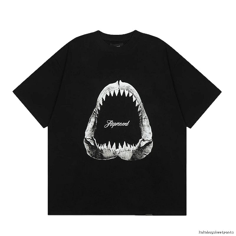 Represent Shark Jaw High Street Black Short Sleeve T-Shirt