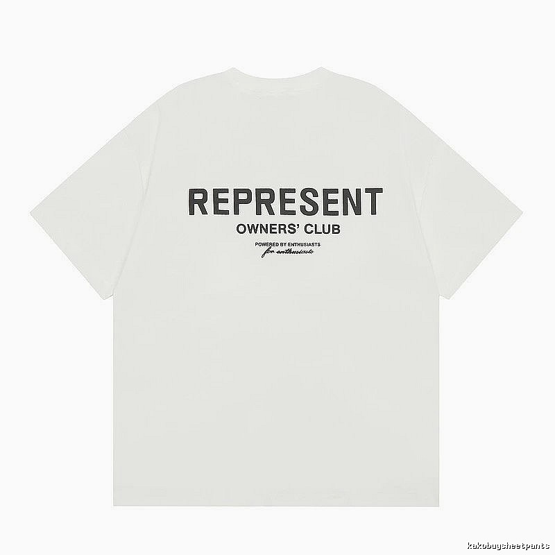 Represent White Style 801 Owners Club T-Shirt Color Pop Logo