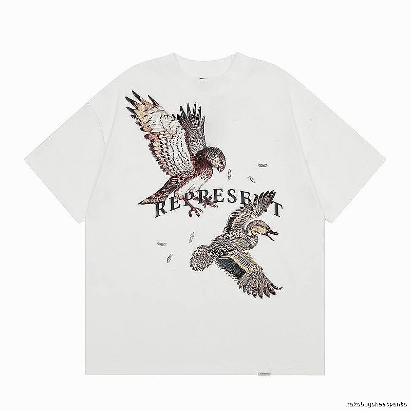 Represent White Style 858 Owners Club T-Shirt Active Casual Logo