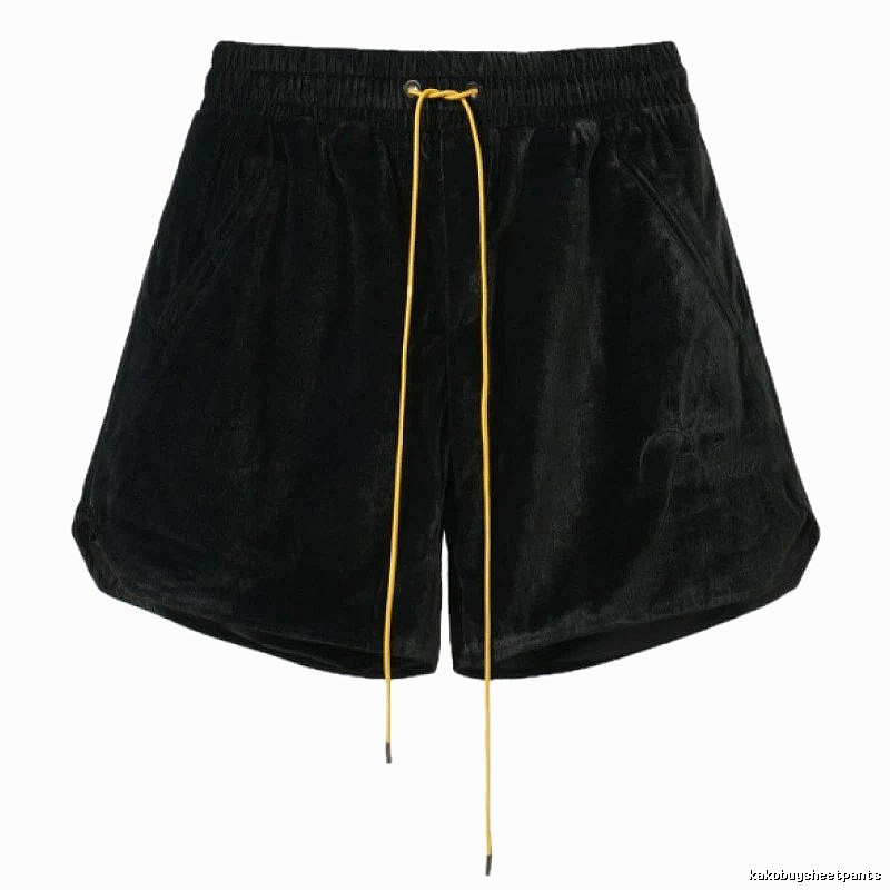 RHUDE black casual shorts