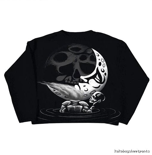 Sport Anime graphic sweater Black Knit Top for Warm Weather