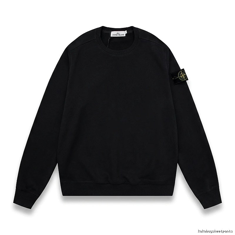 Stone Island basic black sweatshirt