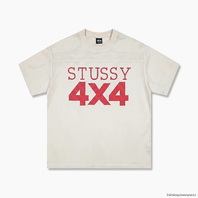 Stussy 4X4 Retro Style White T-shirt