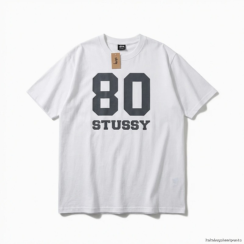 Stussy 80 Series Simple White T-shirt