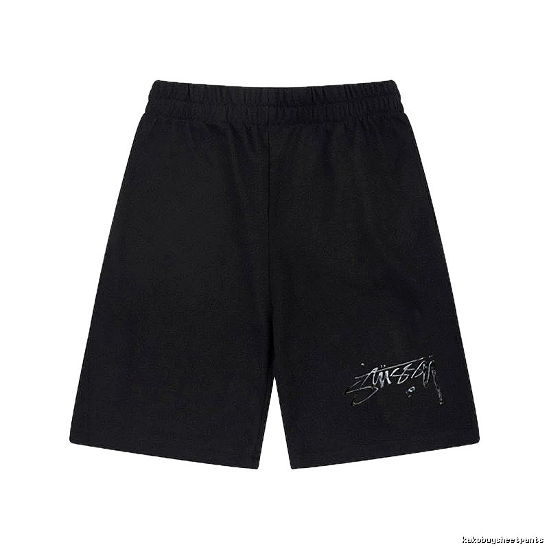 Stussy Basic Style Trendy Black Shorts