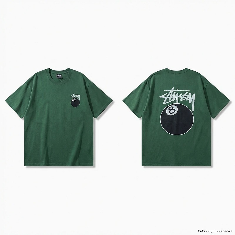 Stussy Black Eight Series Trendy and Cool Style T-shirt