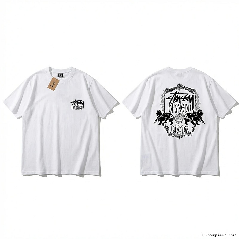 Stussy Chengdu Series Simple White T-shirt