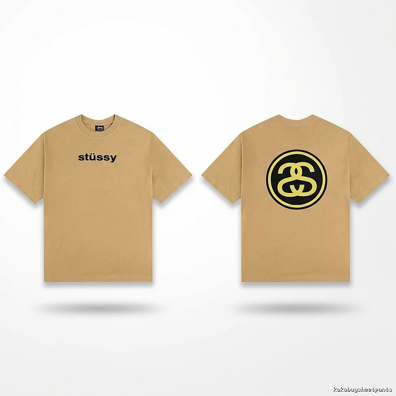 Stussy classic khaki short-sleeve