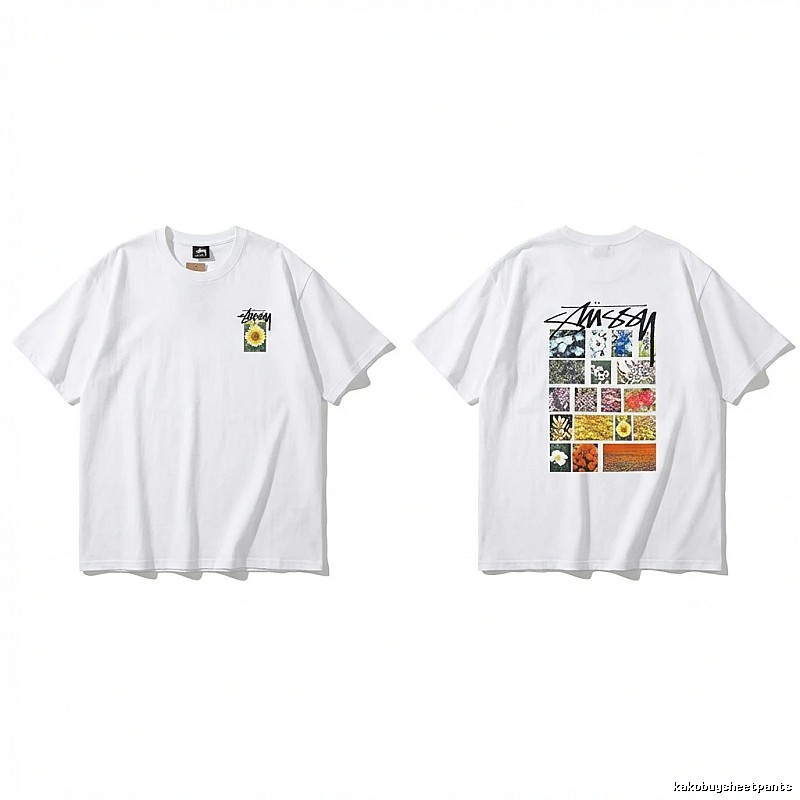 Stussy Floral Series White T-shirt