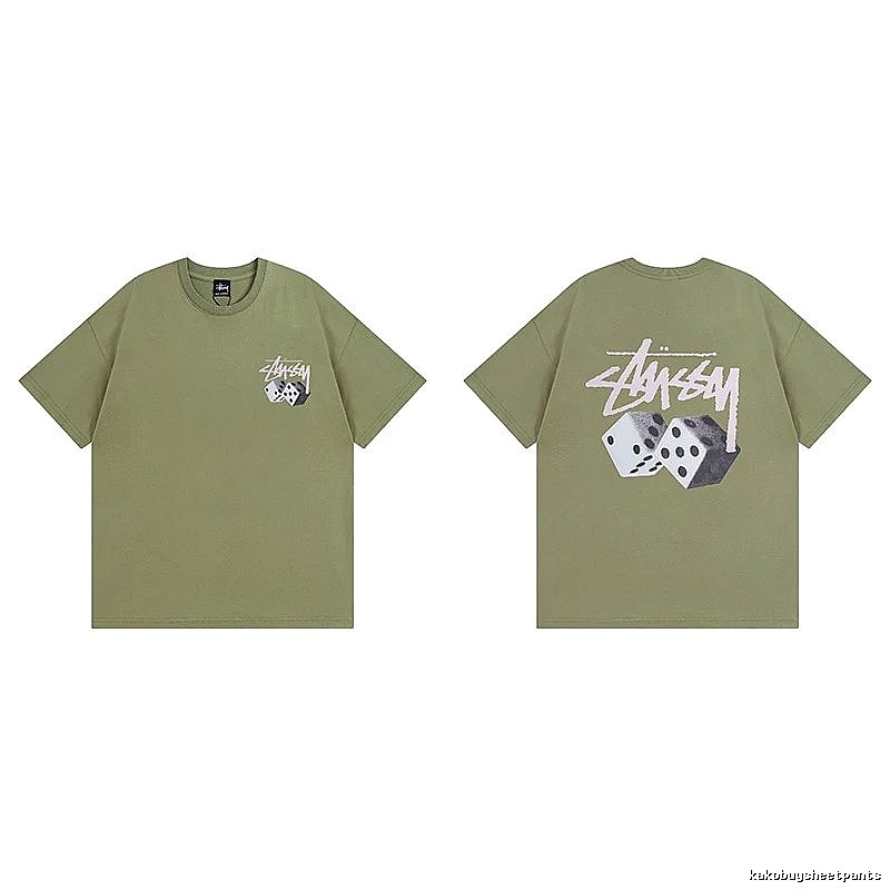 Stussy Green Spider Graphic T-Shirt Everyday Rotation Logo