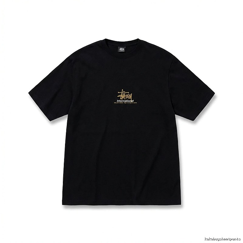 Stussy International Style Black T-shirt