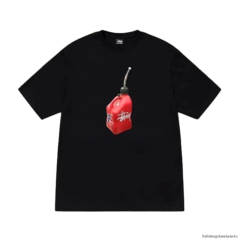 Stussy Monogram Graphic T-shirt Black White Stussy for Layered Styling