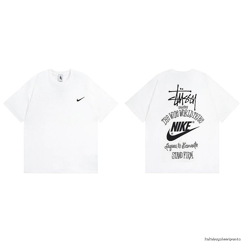 Stussy White Spider Graphic T-Shirt Poolside Style Logo