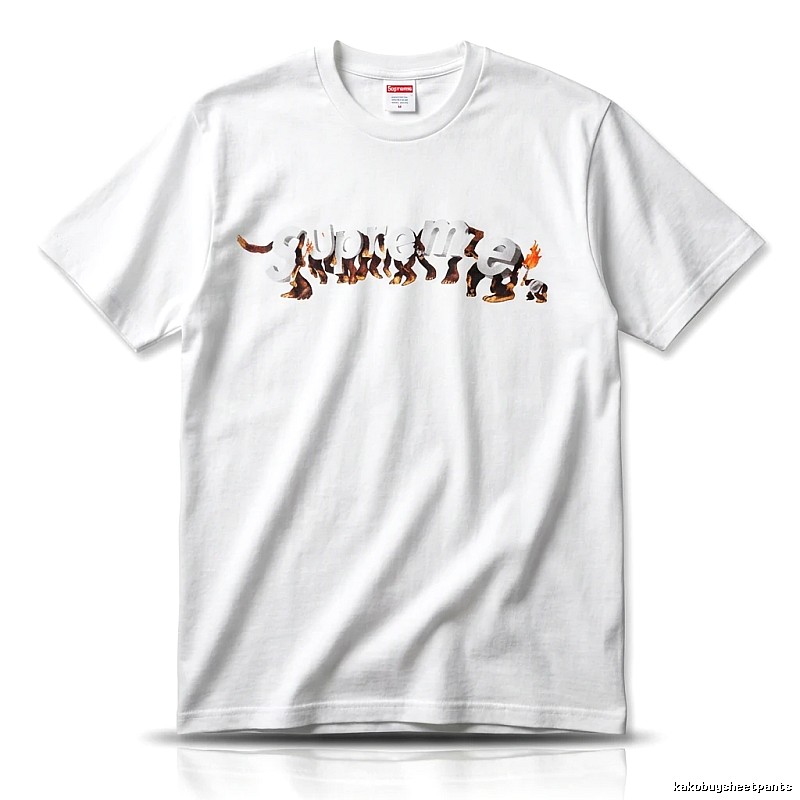 Supreme Animal Print White T-shirt