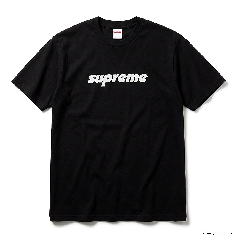 Supreme basic black T-shirt