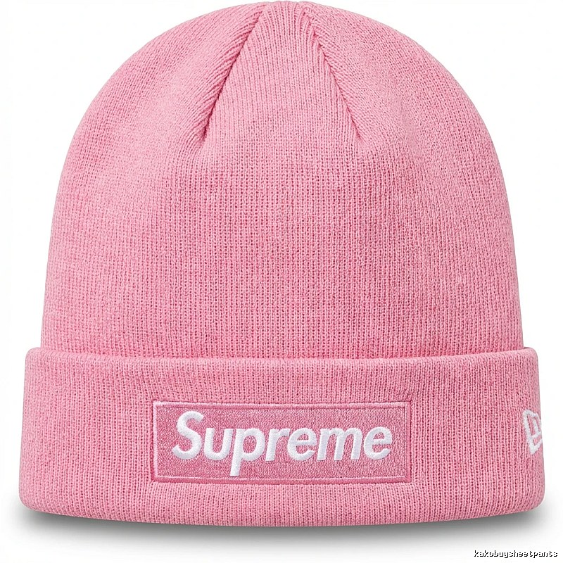 Supreme basic style pink cold hat