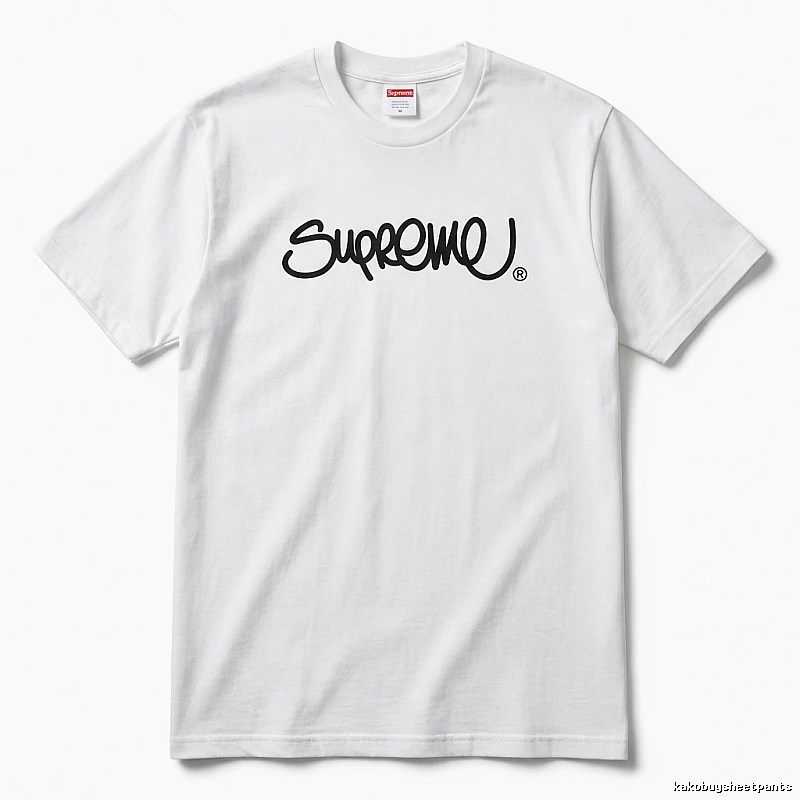 Supreme basic white T-shirt