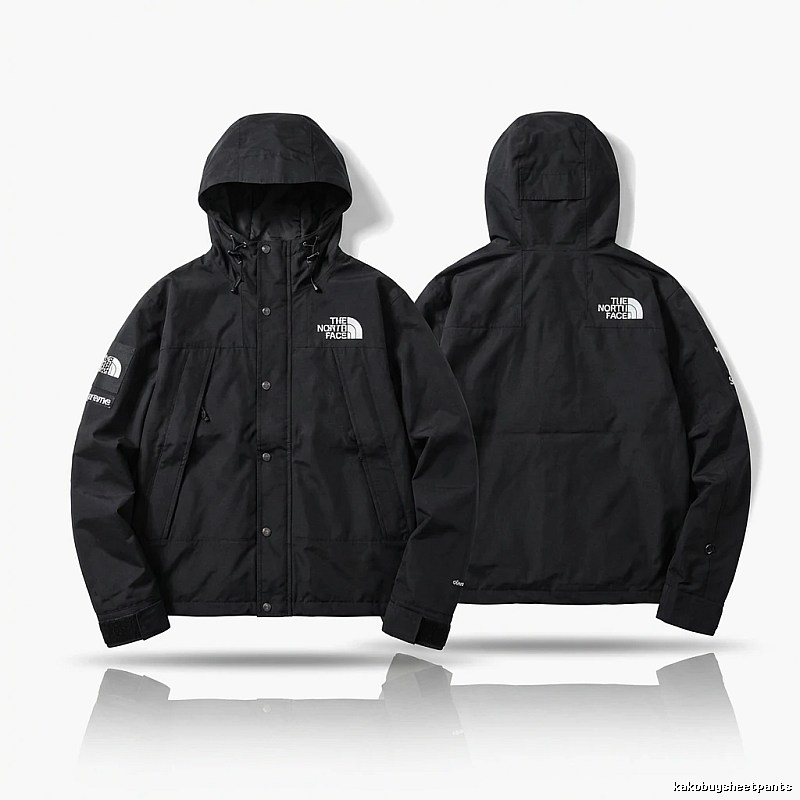 Supreme co-branded black windbreaker