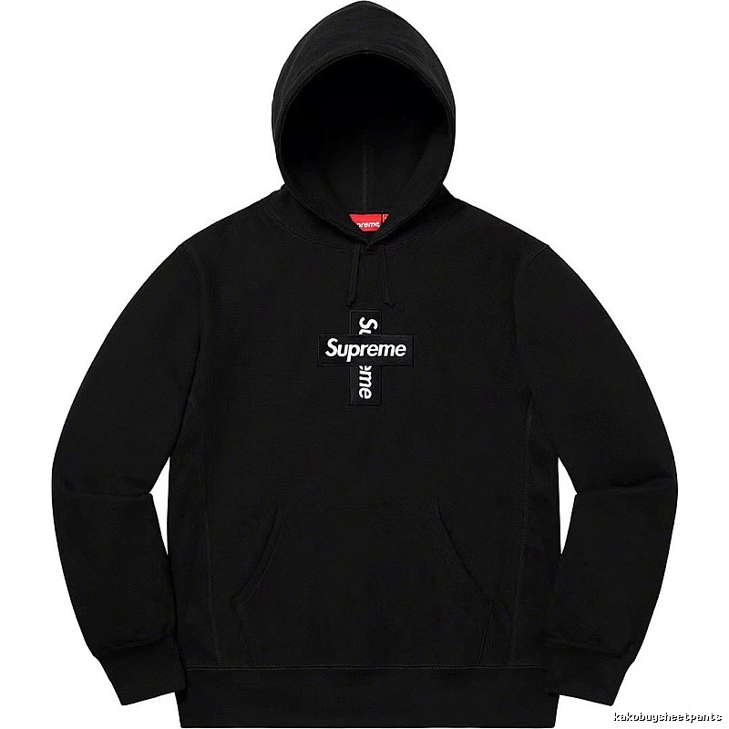 Supreme Lightweight Logo hoodie Gray Red Oversized for Trend Styling
