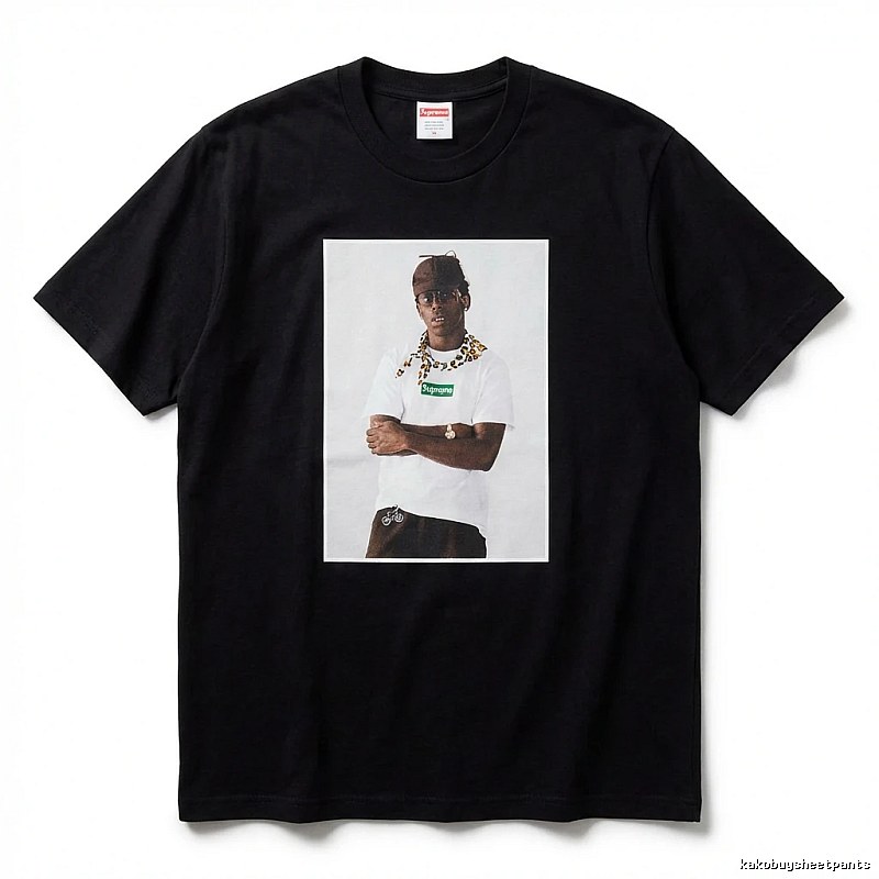 Supreme Portrait Style Black T-shirt
