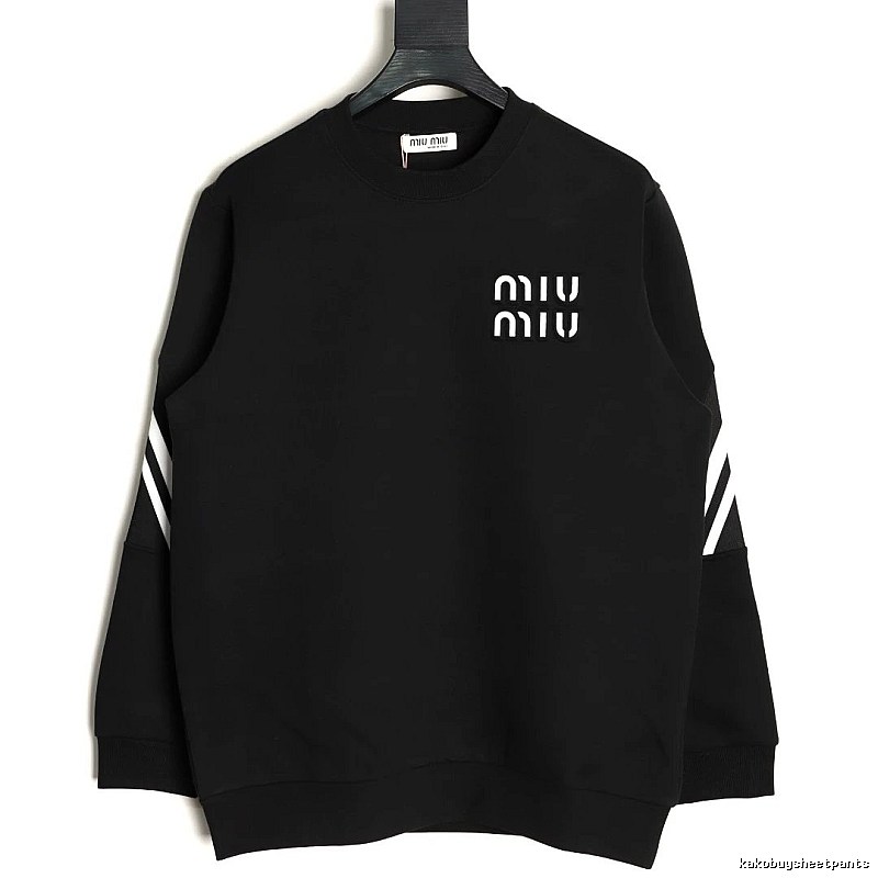 Sweatshirt by Miu Miu with Black Sweatshirt with White Miu