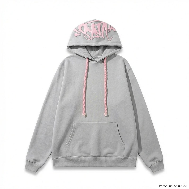 SynaWorld Graffiti Style Light Gray Hoodie