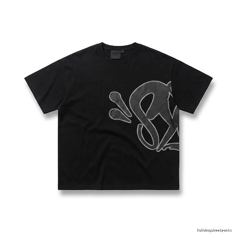 SynaWorld Trendy Black T-shirt