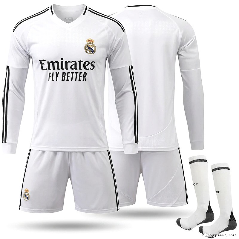 The white sporty jersey of Real Madrid.