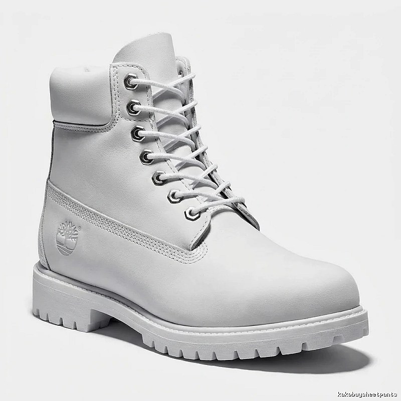 Timberland classic white work boots
