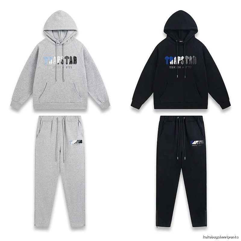 Trapstar Casual Style Grey-Black Suit