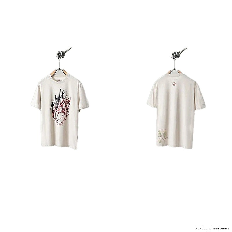 Travis Scott Cactus Co-branded Street-style Off-white T-shirt
