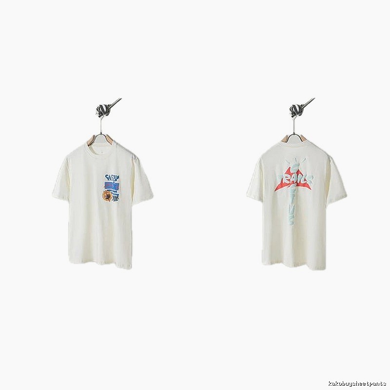 Travis Scott Graffiti Street Style Off-white T-shirt