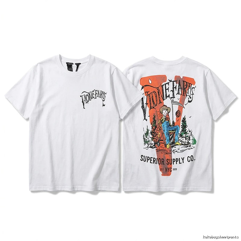 Vlone retro-style white T-shirt