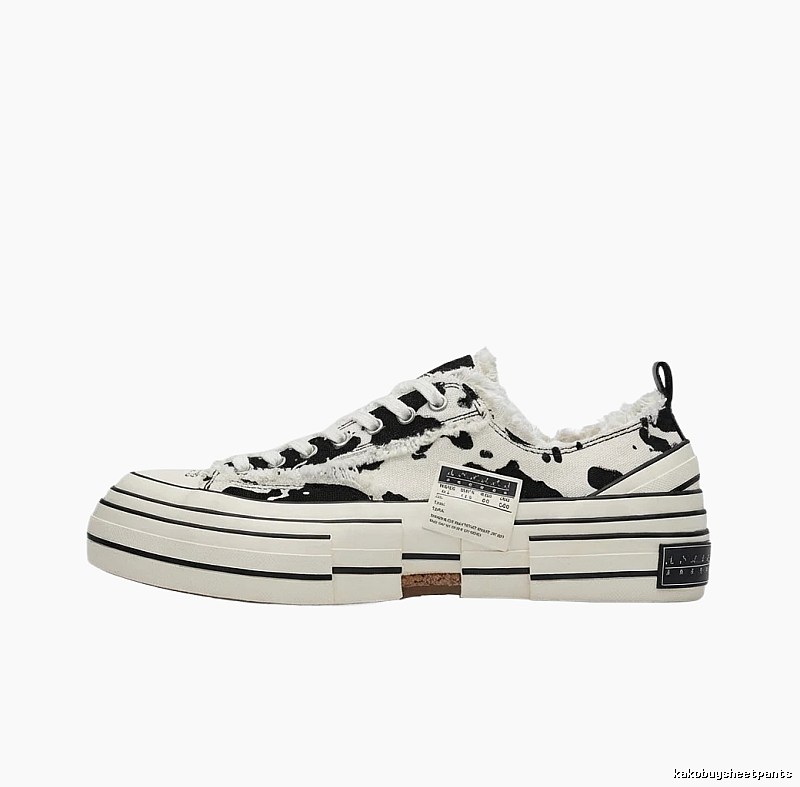 Xvessel Cow Print Retro-style Sneakers